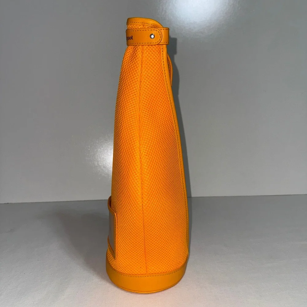 Veuve Clicquot Ice Jacket Champagne Bottle Cooler Bag Orange Neoprene Insulated